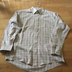 Men’s Burberry Plaid Long Sleeve Shirt